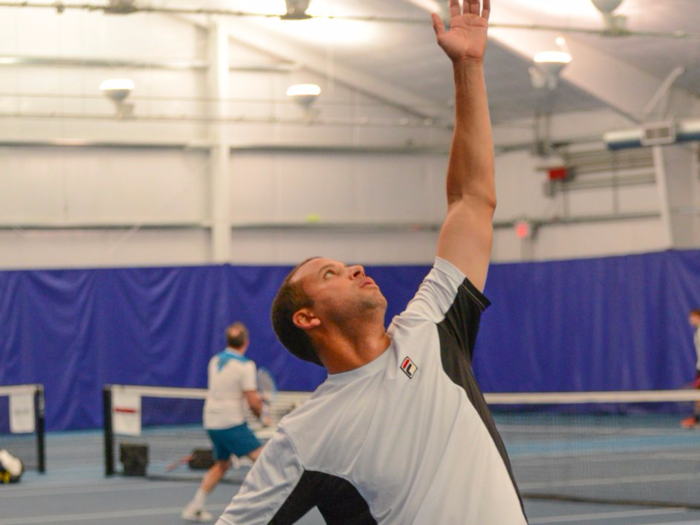 Former pro tennis player Thomas Blake played. He now works in private wealth management in Tampa.