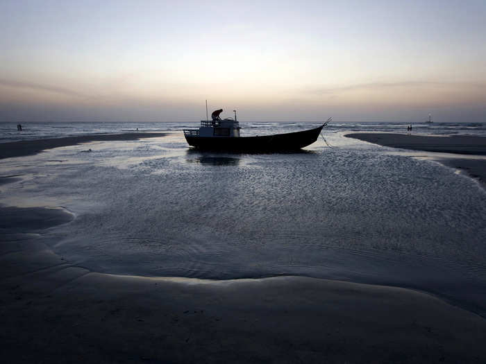 A small fishing village, 300 kilometers removed from Brazil