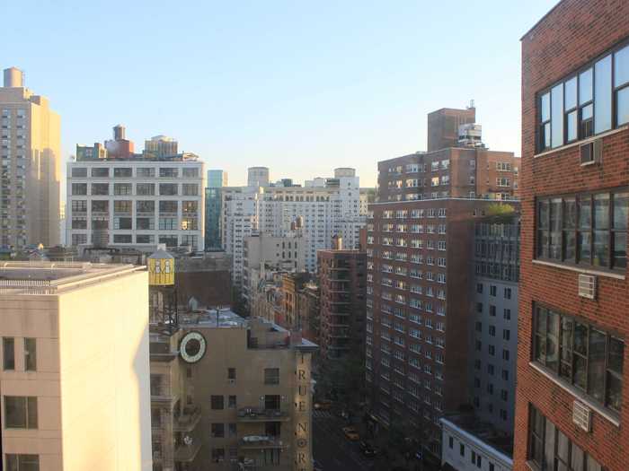 The table was right next to a large window which offered a nice view of Union Square.