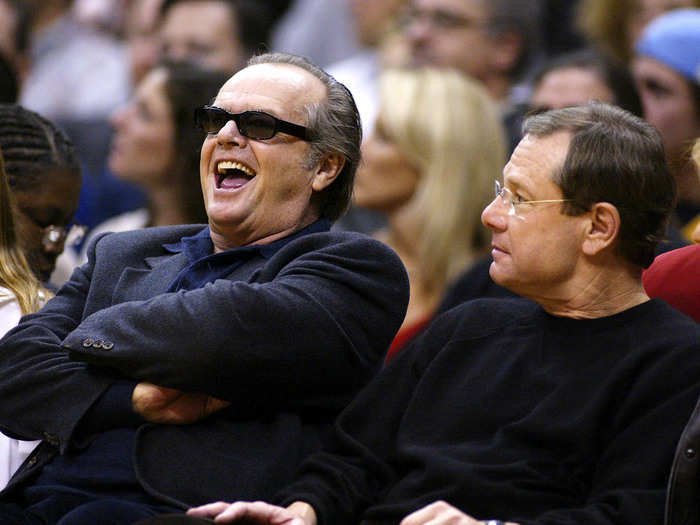 He is the former president of Walt Disney and one of the most powerful men in entertainment. He has been a talent agent and career advisor for Martin Scorcese and David Letterman. Here he is with Jack Nicholson.