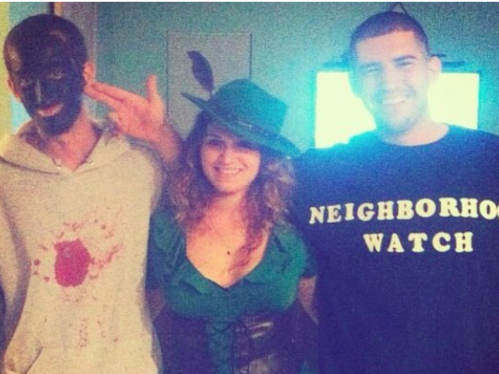 This Florida woman posted a Halloween photo of people dressed as Trayvon Martin and George Zimmerman