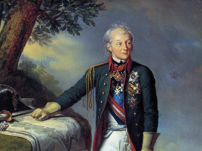 5. Alexander Vasilyevich Suvorov was the last Generalissimo of the Russian Empire. He holds the honour of never having been defeated in battle, with over 60 victories to his name.