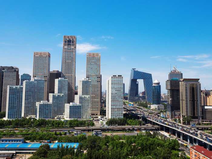 #21 Beijing, China has 925 tall buildings in 16,808 square kilometers.