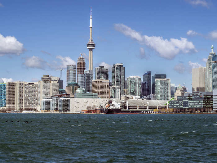 #13 Toronto, Canada has 2,029 tall buildings in 629 square kilometers