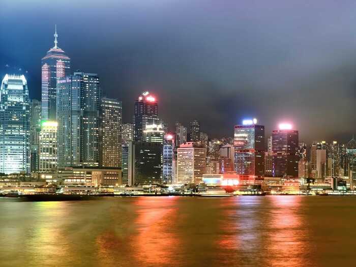 #1 Hong Kong has 7,794 tall buildings in 1,053 square kilometers.