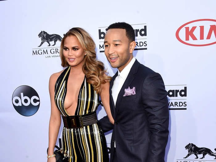 Model Chrissy Teigen hosted the show, while her husband John Legend performed.