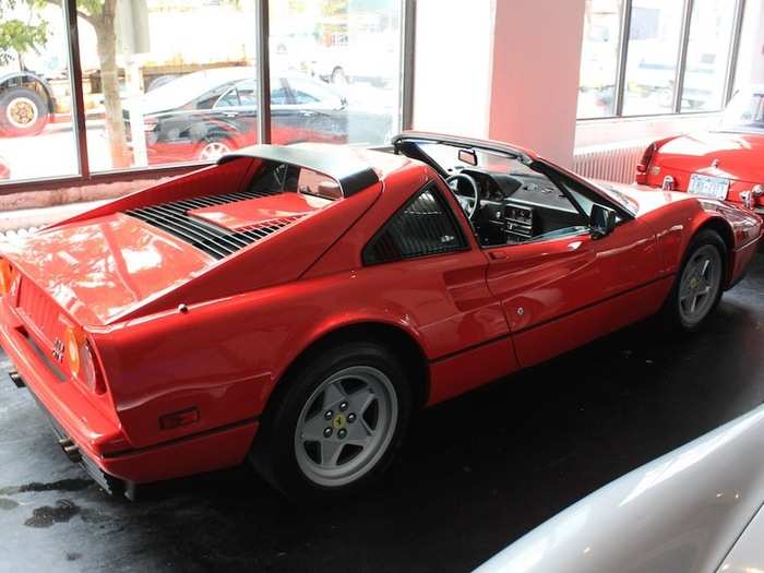 The 1988 Ferrari 328 GTS seats two and has 270 hp.