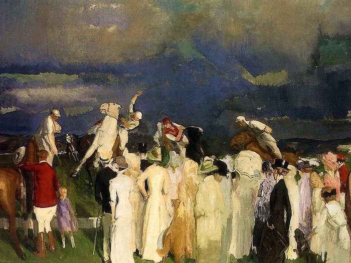 He also owns a painting by George Bellows called "Polo Crowd." Gates bought the piece anonymously at a Sotheby