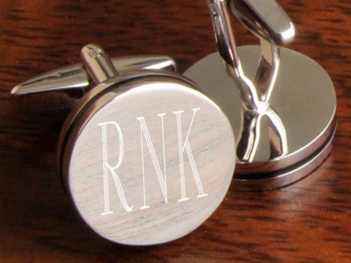 Keep it classy with a set of personalized cuff links.