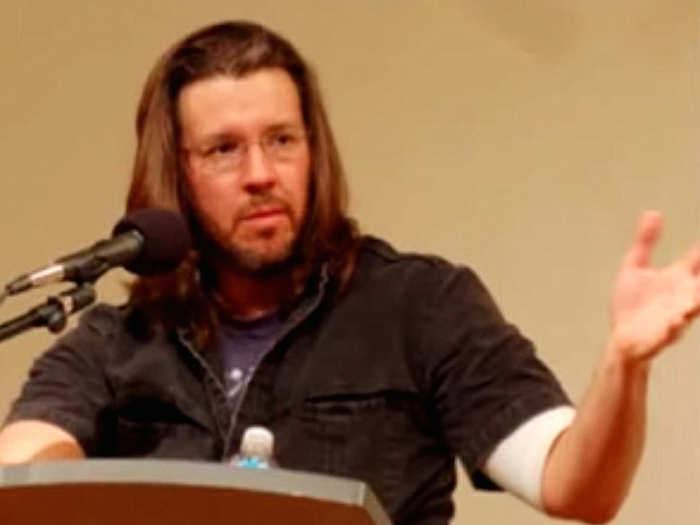 David Foster Wallace: The way you perceive and react to the world is a choice.