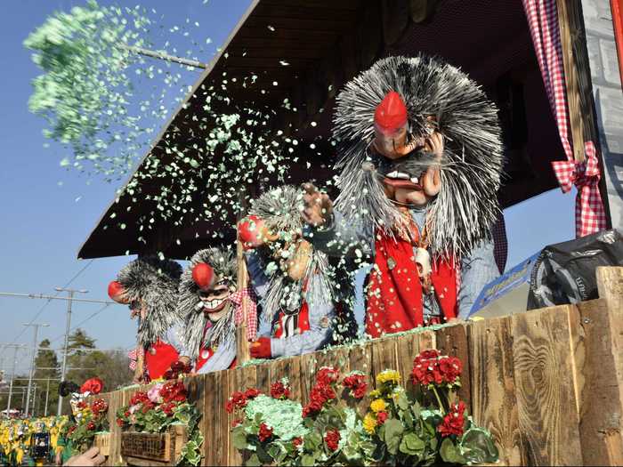 During Fasnacht, Switzerland