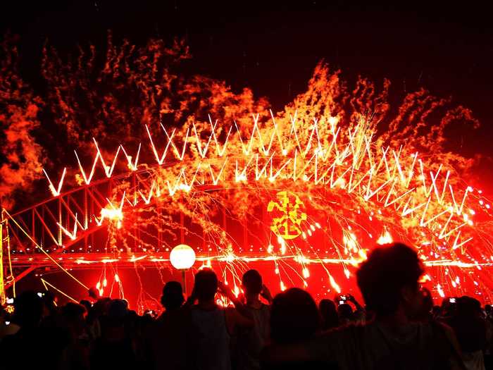 Sydney, Australia, hosts the second-largest New Year