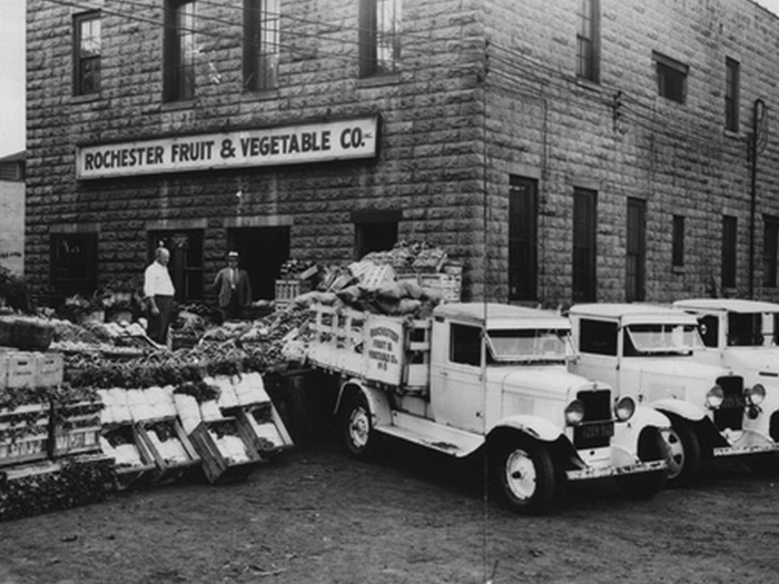 In 1916, it was the Rochester Fruit and Vegetable Company founded by John and Walter Wegman. It