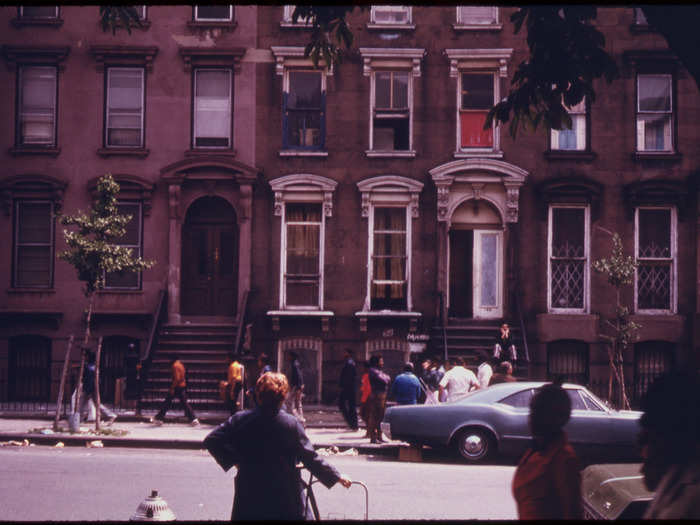 Apartment house across from Fort Green Park in Brooklyn