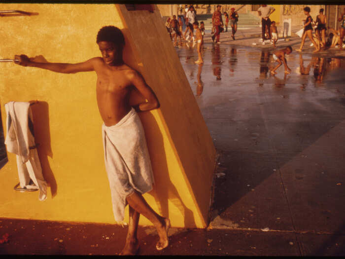 Boy at the Kosciusko Swimming Pool