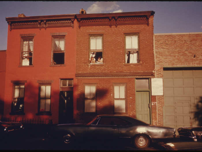 Row houses on Bond Street, Brooklyn.