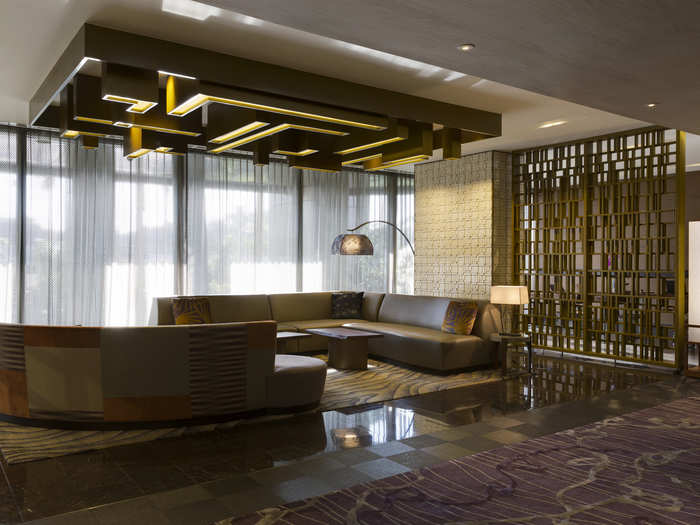 Check out the lobby. While elegantly understated like all Nobu properties, the hotel describes itself as "celebrity-inspired and fun-luxury.“