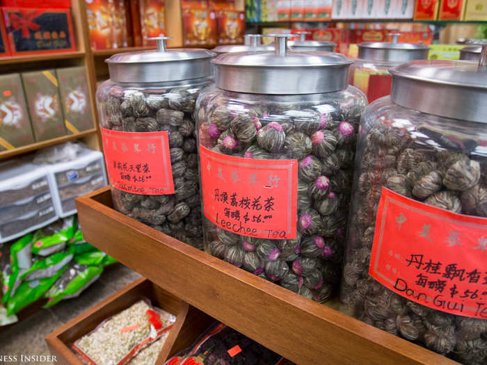 I was tempted to buy some Leechee tea buds, but I honestly wouldn