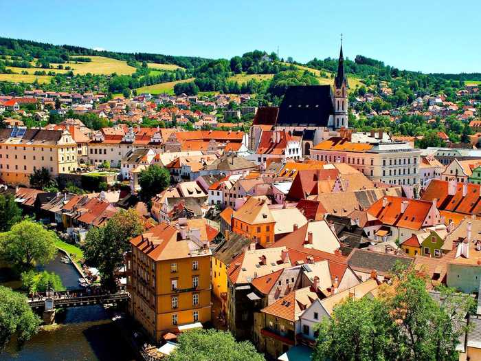 Located in the Czech Republic on the banks of the Vltava River, Ceský Krumlov dates back to the 13th century, and its architecture has remained intact since then. The town