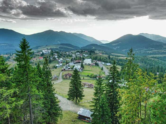 Tucked into lush rolling hills, Bucovina is a town that is divided between Romania and the Ukraine and is known as the region of painted monasteries and churches. There are plenty of centuries-old frescoes to see here.