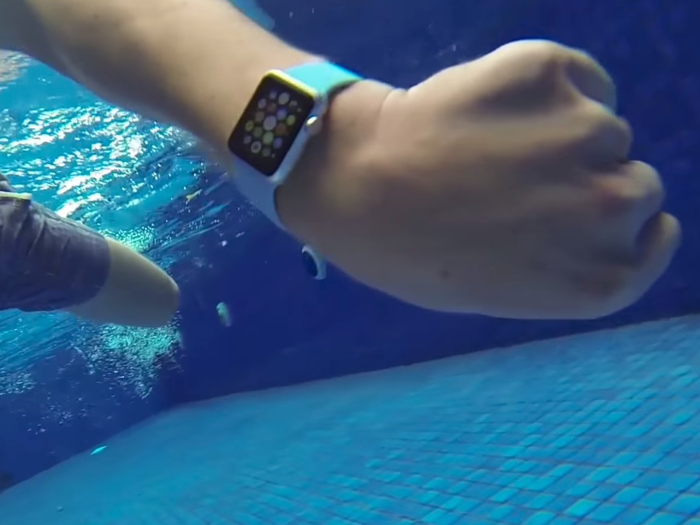 The Pebble Time is waterproof up to 30 meters.