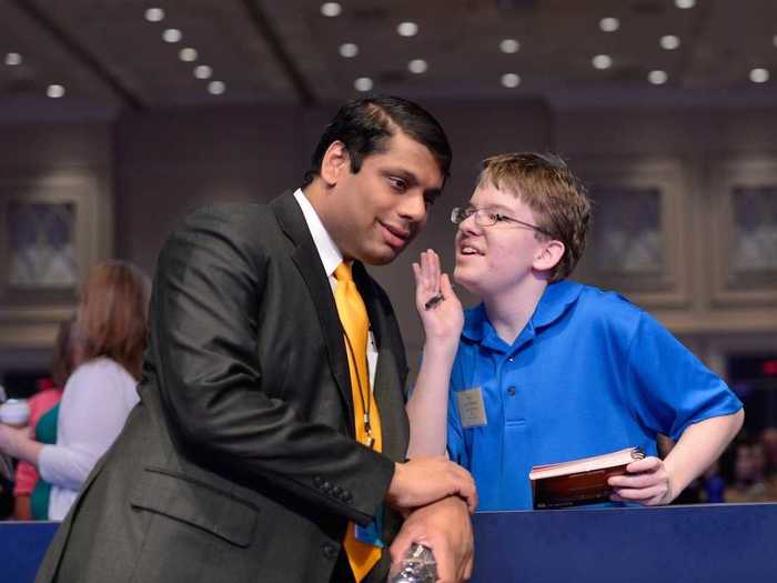 Thampy has also served as a Scripps Spelling Bee judge since 2012.