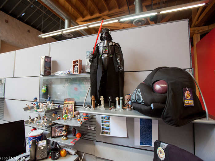 The collections can get pretty extensive. This person was a Darth Vader fanatic.