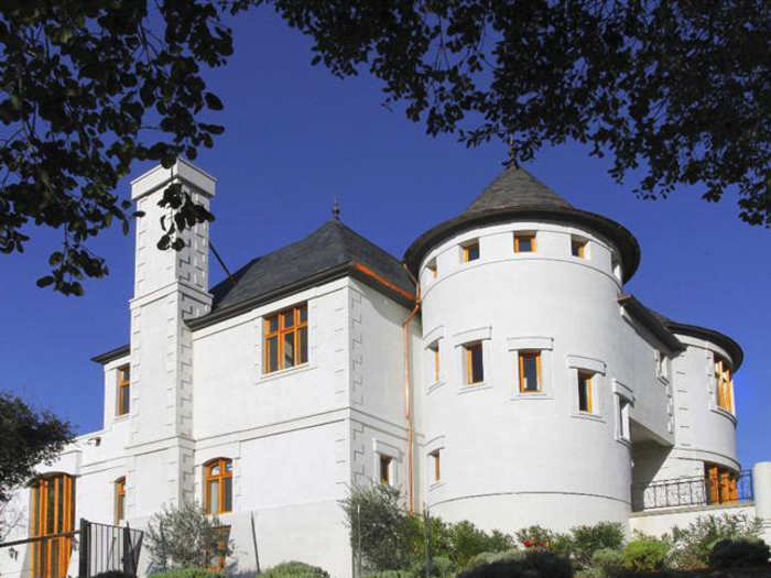 This stunning French Chateau in Napa Valley has its own conservatory.