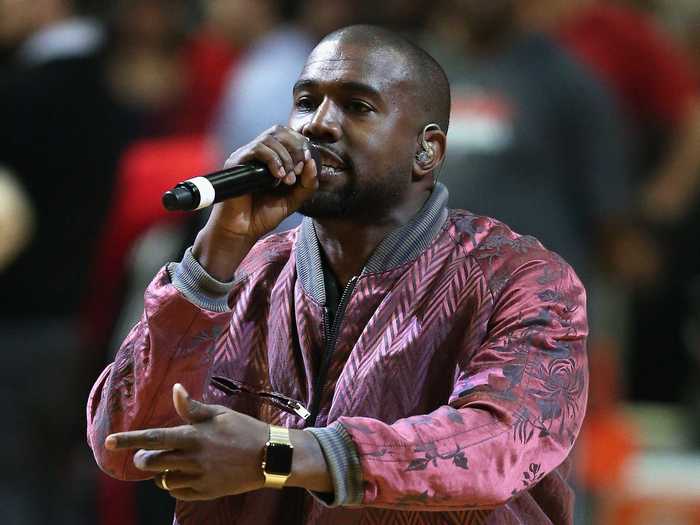 Rapper Kanye West was given one of Apple