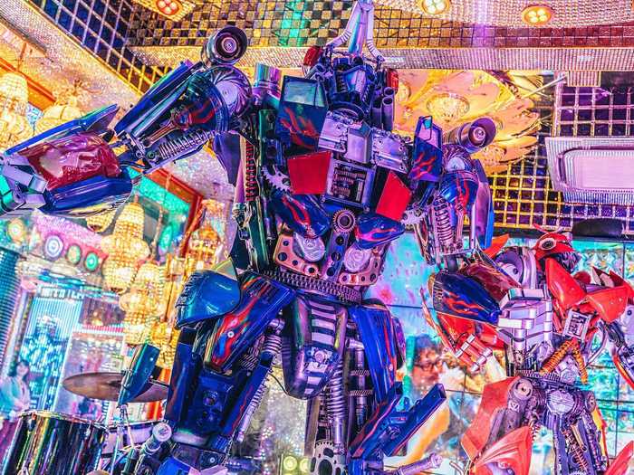 Robot Restaurant is one of of Tokyo’s most unique attractions, with three-hour long shows each night that combine a meal with robot battles and performances.