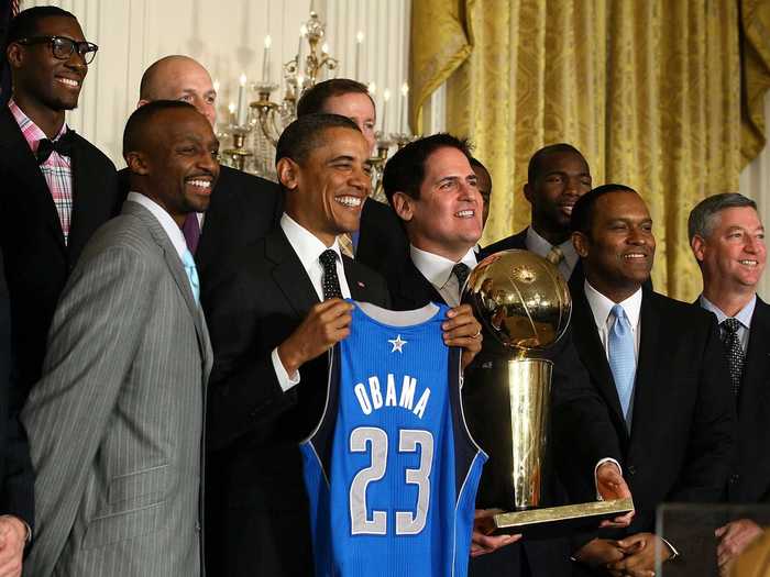He later took a trip to the White House to celebrate the championship with President Obama himself.