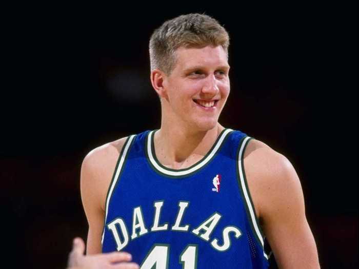 Dirk Nowitzki was taken 9th by the Milwaukee Bucks.