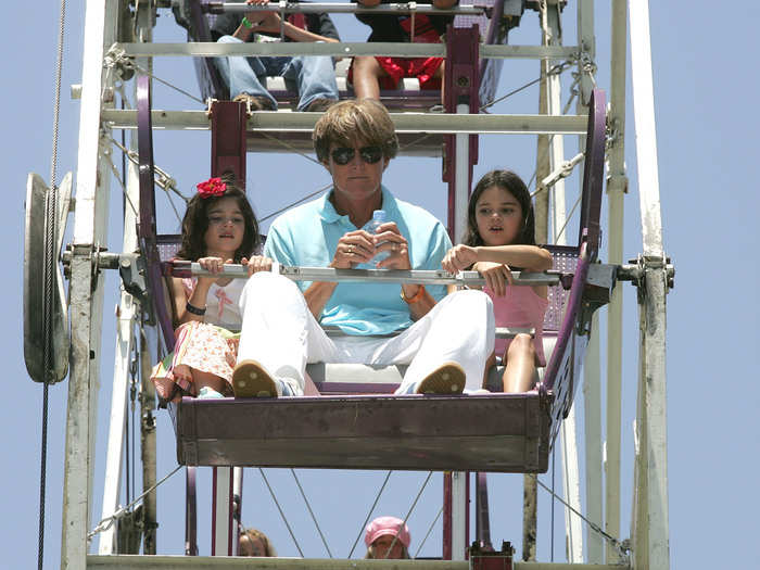 Jenner was always a doting father to young Kendall and Kylie.