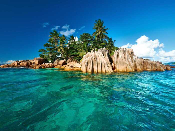 Located in the Indian ocean off the coast of East Africa, the Seychelles — an exotic group of 116 islands — has impressive beaches galore as well as nature parks, tropical rainforests, and plenty of wildlife such as giant Aldabra tortoises.