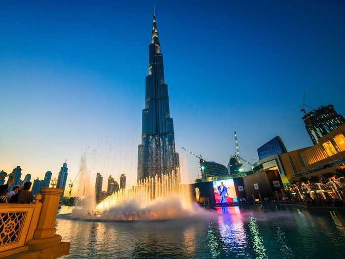 19. Burj Khalifa, Dubai, United Arab Emirates