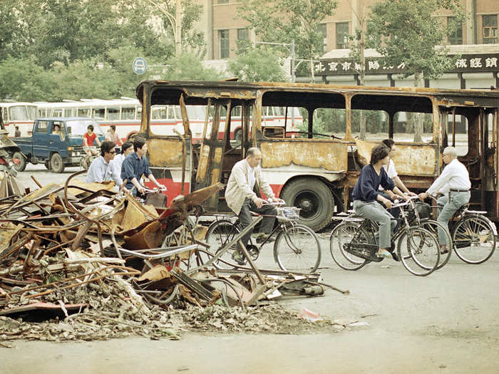 Other Chinese people remember the massacre as it was filtered through the country