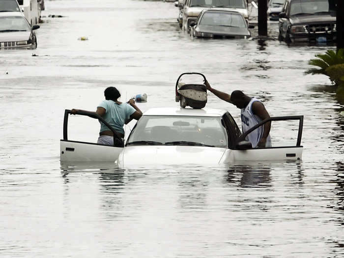 With Katrina, we already saw the flooding and destruction that could happen again and again as the situation gets worse. The hurricane hit the city in late August of 2005.