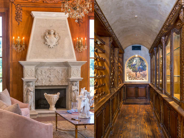 A wine cellar lurks beneath the kitchen with room for 1,500 bottles.