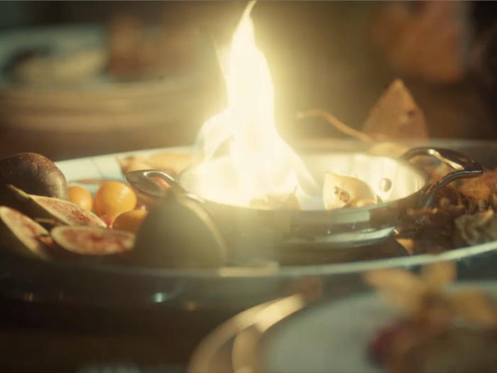 ("Ko Ko Mono," season 2, episode 11): Yet another non-cannibal dish, the Flambéed Ortolan is, however, grotesquely inhumane.