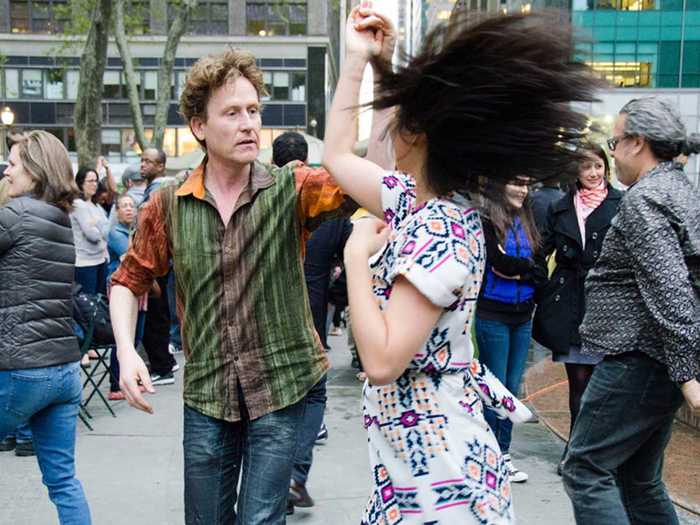 Looking to get down after work? Head to Bryant Park on Wednesday evenings to dance to live music with the help of instructors. Dancing in Bryant Park runs until June 24th and features everything from waltzing to west coast swing to samba.