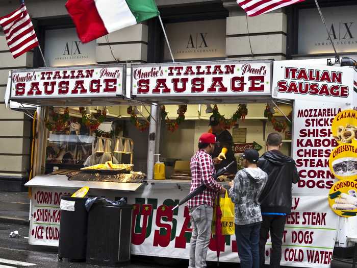 Check out the wares at a New York street fair. There are fairs all over the city nearly every weekend.