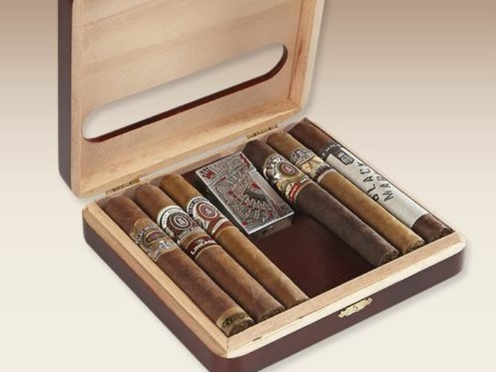 For the cigar aficionado – an assortment of cigars from around the world.
