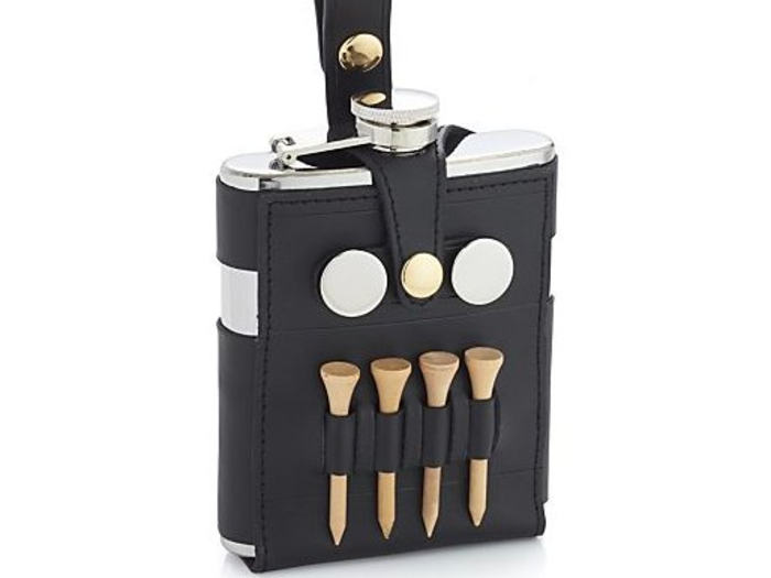 For the multitasker – a golf tee flask.
