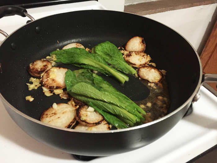 The instructions for the vegetables in this dish were straightforward. Plus, cooking them made the kitchen smell amazing.