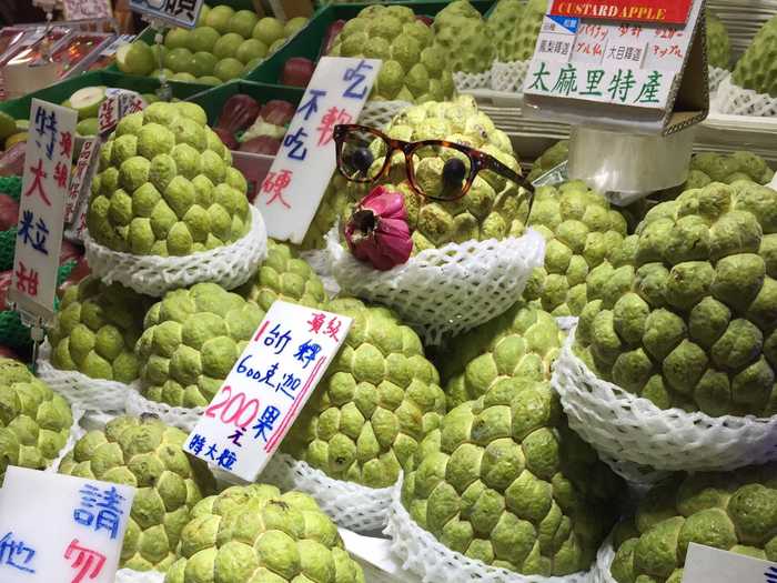 5. Taiwan also has some crazy fruit that you’re not going to see anywhere else, such as pink guava, wax apples, and “Buddha’s head.”