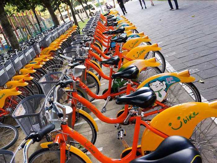 14. If you prefer to get around by bike, Taipei has a bike share program where the first 30 minutes are free, and docks are located all around the city.