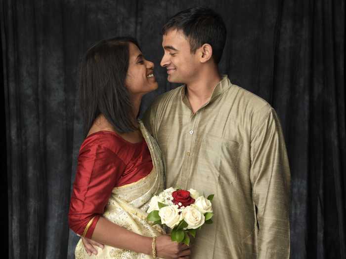 Rahul and Hyrel: "Our families live in different parts of the world and it was an easy place for them to fly down and get the legal side of the ceremony done. We’re doing a bigger thing in India later on in the year."