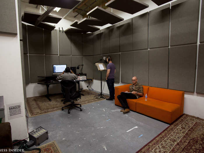 Maker also has a music studio for recording songs, parodies, and audio tracks.