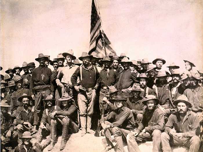 One of the most famous Army units was Teddy Roosevelt