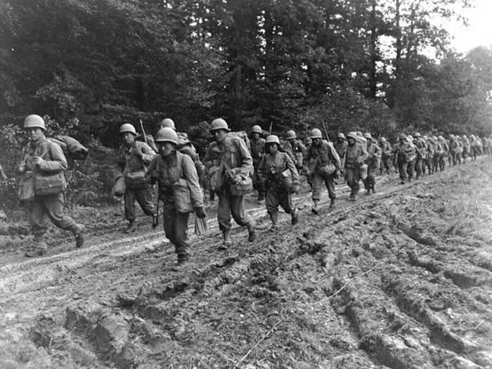 During World War II, the 442nd Regimental Combat Team rose to prominence. It was comprised almost entirely of American soldiers of Japanese descent who volunteered to fight. They are the most decorated force in the history of the US Army.